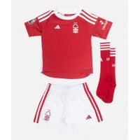 Nottingham Forest Chris Wood #11 Fotballklær Hjemmedraktsett Barn 2024-25 Kortermet (+ korte bukser)